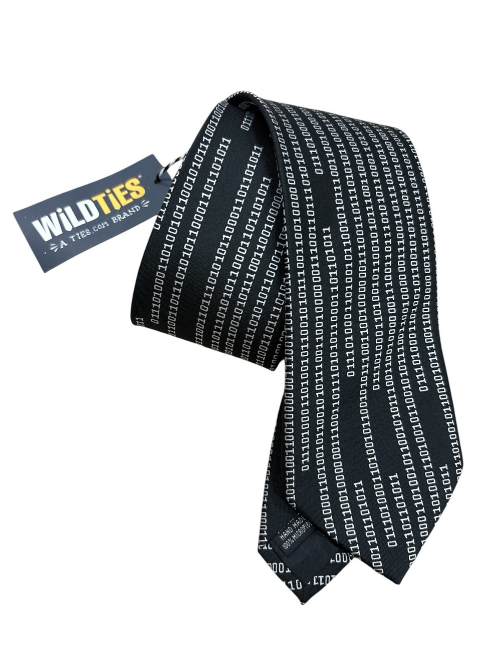 Ties Suck Binary Code Black White Wild Ties 
Novelty Gift Prank New Stocking